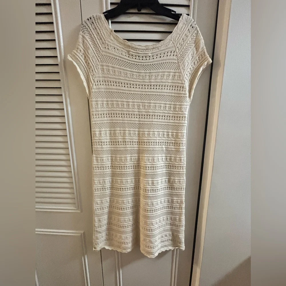 Nicole Miller Collection Crochet Dress Sz Small-0122 - Picture 4 of 4